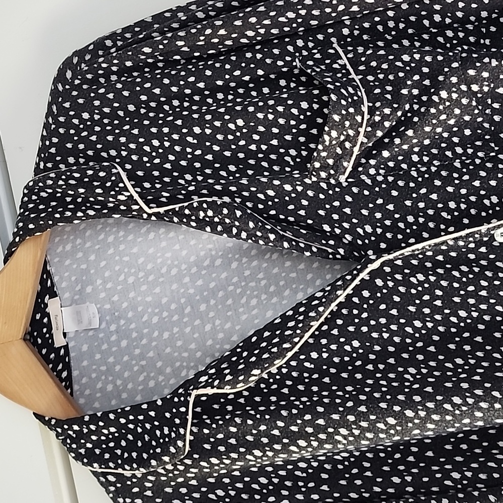 Eberjey black/white print night shirt pajamas! - Picture 3 of 8